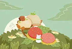 团子 | _阿宝 - 原创作品 - 涂鸦王国插画