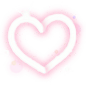 Sticker by @teatea-221 : Discover the coolest #love #heart #cute #light #neon #romantic #lightpainting #Luminous #Starlight #bubble stickers