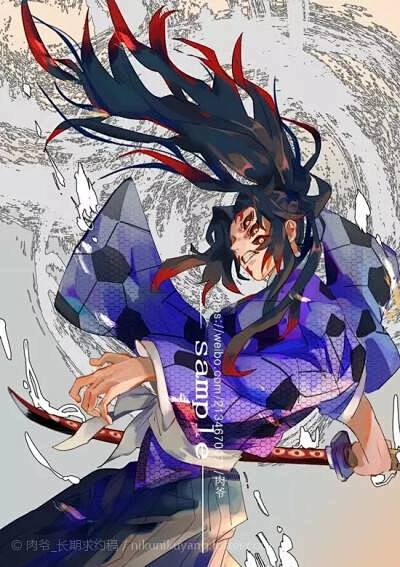 鬼灭之刃上弦之壹黑死牟