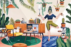 Iza Dudzik商业插画 : 这个公众号是个人小号，是我在日常见到好的商业设计、投资，随手收集并分享一下，不做广告不盈利，如涉及到版权问题，请多包涵。