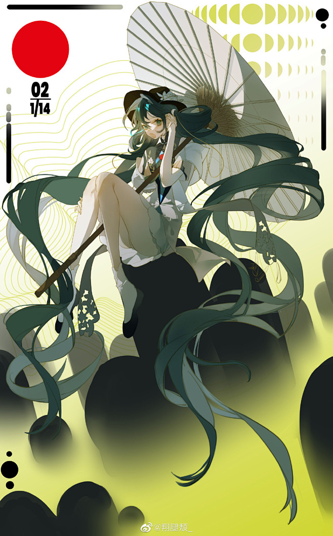 是miku#初音未来# 来自翔腿颓_ -...