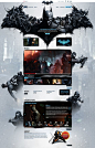 Batman: Arkham Origins by Shane Mielke, via Behance #webdesign #beautifulwebdesign #uidesign