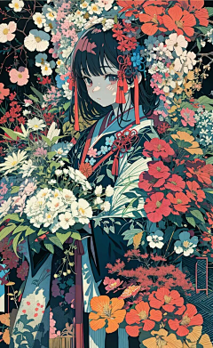 荷洛采集到漫