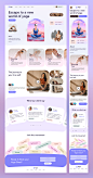 Yoga Landing Page - Meditation Website