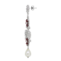 Buy Joal Red 925 Sterling Silver Rhodium Plated Made With Cubic Zirconia Earrings For Women And Girls Online at Low Prices in India | Amazon Jewellery Store - Amazon.in