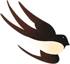 春季节气小场景插画-燕子