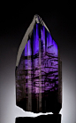 nevvrkno:

Tanzanite Crystal - Approx. 4 inches high.
