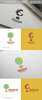 旅行者标志模板——对象标识模板Traveler Logo Template - Objects Logo Templates广告、空气袋,气球,情况下,假期,旅行,标志,度假胜地,大海,行李箱,太阳,旅游,旅行,旅行,假期,世界巡演,黄色 advertising, air, bag, balloon, case, holiday, journey, logo, resort, sea, suitcase, sun, tour, travel, trip, vacation, World Tour, yel