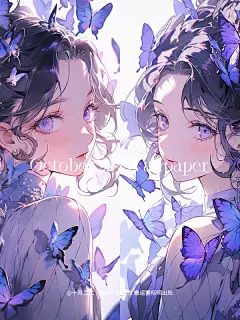 一场蝴蝶梦｜系列手机壁纸