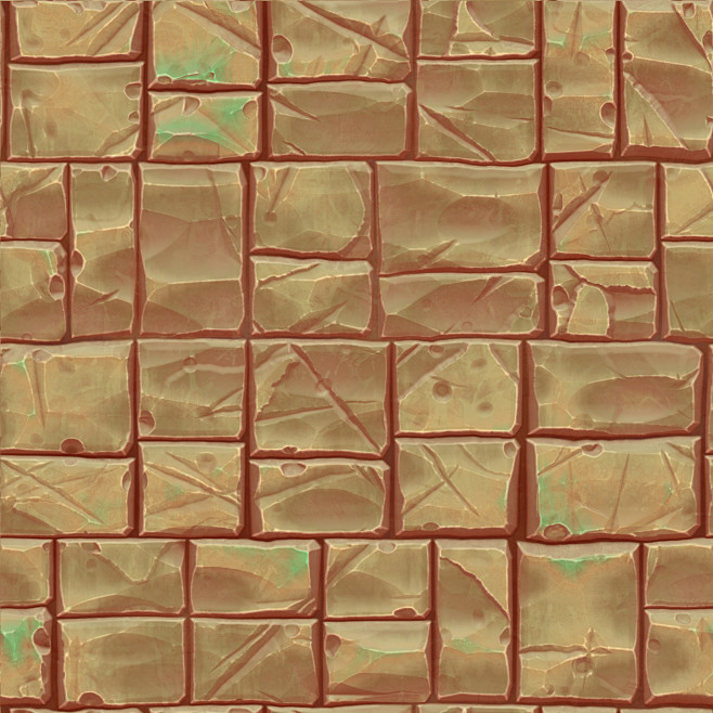 Stylized Stone Brick...