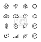 Air Conditioning Icons #yestone# #邑石网# #水灾#