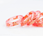 Handmade & Elegant Rings Made of Metallic Flakes and Colored Resin