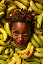 凯文·高斯 - 罗斯 - 水果和蔬菜，带摄影，黄色的香蕉 #采集大赛#