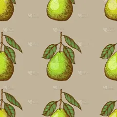 柚子,四方连续纹样,白色,红色,式样,清新,自然,图像,矢量,水果