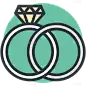 RingFashion and Clothes Cool vector Icon