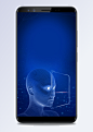 蓝色科技智能机器人H5背景