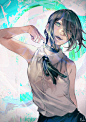 #电锯人#
- 蕾塞. (画师:灸場メロ)
来源:@宋曼梦圣-微博