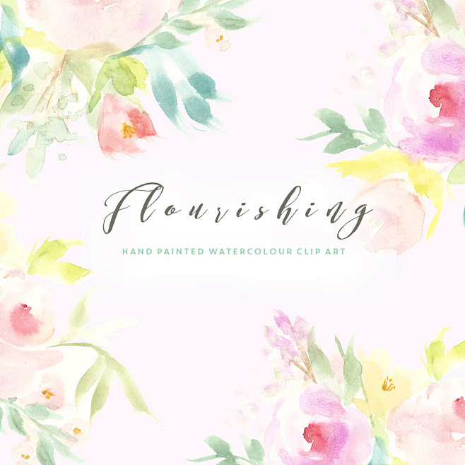 Flower Watercolour C...