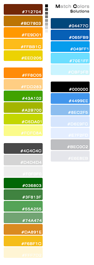 几种典型网页配色方案-设计之家