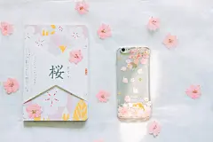 雪与亮苹果iphone手工干花永生花滴胶手机壳真花-樱之梦-淘宝网