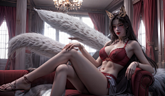鲲宝吖采集到美女