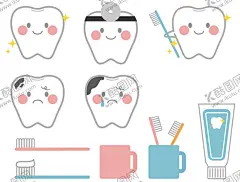 矢量牙齿素材 【酷图网】牙齿,矢量牙齿,牙科素材,手绘牙齿,卡通牙齿,爱护牙齿插画,防蛀牙插画,牙刷,牙膏,牙医素材,牙科医院,