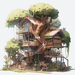 灵感|这样的树屋是多少人儿时的向往地 No.2