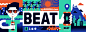 Beat Brand Campaign : Illustrations, brand campaign, graphic design, car stickers