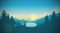 Lakeside_sunrise_1920x1080 #UI#