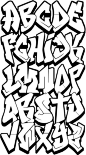 graffiti+letters | graffiti Graffiti-Alphabet-Wildstyle by eblanke7