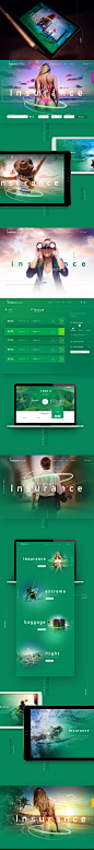 Travel Insurance on Behance