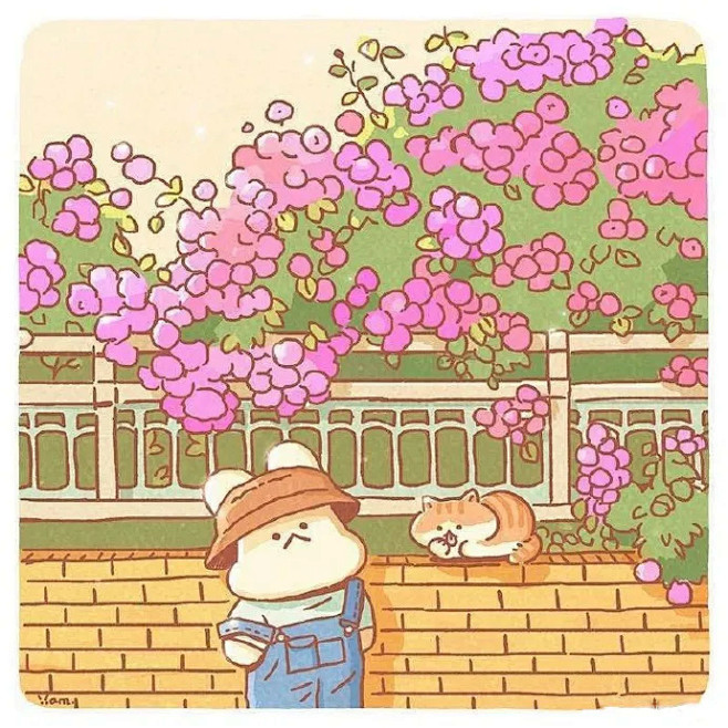 插画欣赏 | 用简单的笔触描绘出萌翻的小...
