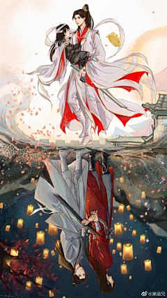九血采集到天官赐福