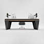 OS1 executive desk by ODESD2. Designer: Svyatoslav Zbroy.