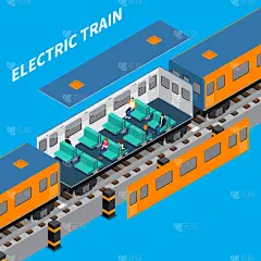 电力火车,华丽的,进出港显示牌,计划书,交通,壁纸,模板,篷车,构图,离开