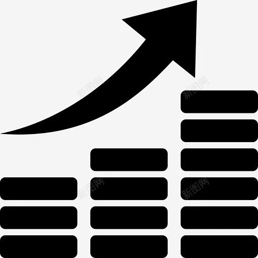 增长增加扩大图标 页面网页 平面电商 创意素材-花瓣网