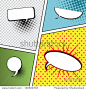 Speech Bubbles in Pop-Art Style 正版图片在线交易平台 - 海洛创意（HelloRF） - 站酷旗下品牌 - Shutterstock中国独家合作伙伴