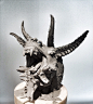 Monster, Tomek Radziewicz : Demon/ concept sketch plasticine uDock/ Sise 5 inch/ 2013