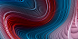 3D abstract CGI colorful curves gradient rendering