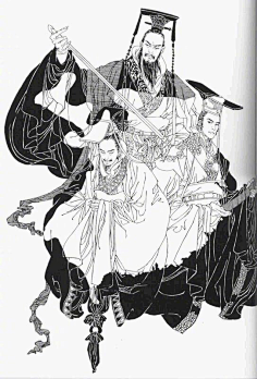 com中国帝王图 皇名月1良良良良凉凉凉了采集到白描/古风线稿采集