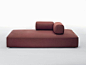 Fabric sofa with removable cover RIBBON | Sofa by Paola Lenti