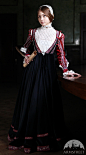 DISCOUNTED PRICE! Renaissance Velvet Dress "Beautiful Juliette"; velvet dress; evening dress; evening gown; ren dress; ren gown