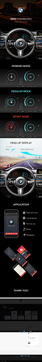 BMW Car Dashboard redesign