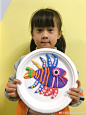#儿童创意美术##儿童画素材##创意儿童画# 粘土作品：狮子鱼 中班大班作品