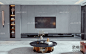 现代轻奢复式客厅餐厅3d模型-免费3dmax模型库-欧模网