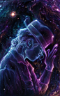 人1080 x1728迈克尔杰克逊粉丝艺术名人空间艺术宇宙幻想艺术流行插图数字艺术之王音乐家 _手绘灵感采下来 #率叶插件，让花瓣网更好用#