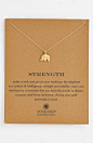 Free shipping and returns on Dogeared 'Reminder - Strength' Boxed Pendant Necklace at Nordstrom.com. A beautifully detailed elephant reminds us of our own strength and intelligence—wear this delicate pendant necklace (or give it as a gift) to represent yo