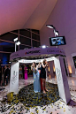 MSNBC's After-Party: MSNBC also offered a 360-degree camera experience that included an attendant who threw black and gold confetti during the shoot. A tablet connected to the booth provided instant social-sharing capability.