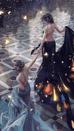 舞会 海琴烟冰公主 风铃公主 鬼刀4k手机壁纸 竖屏2160x3840