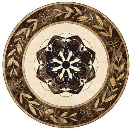 大理石地面欧式圆形拼花